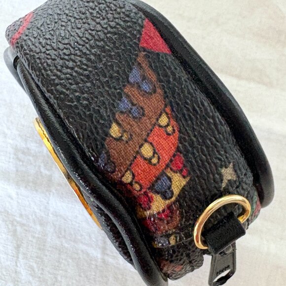 Italian Leather Round Coin Purse | Piero Guidi Style - Picture 8 of 11